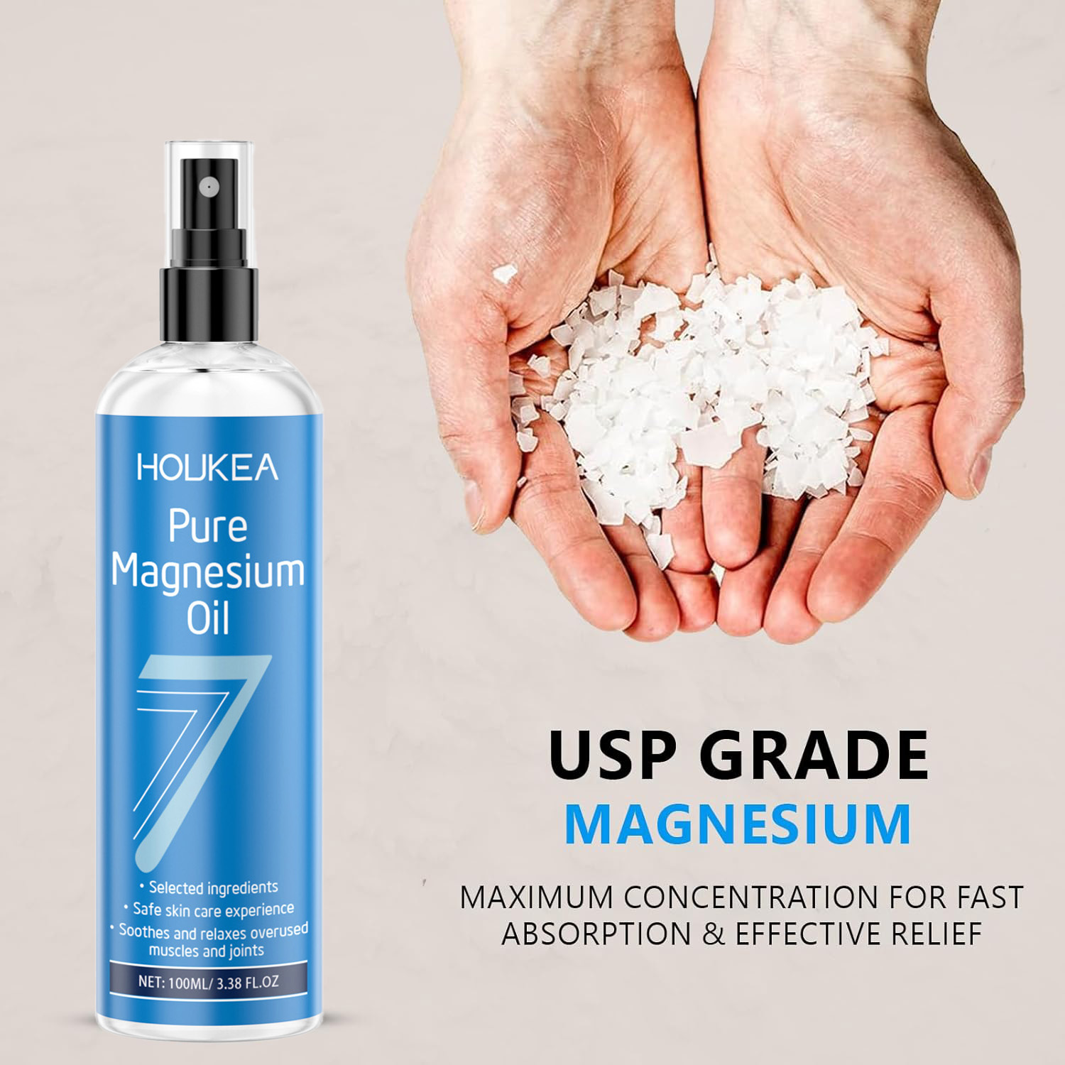 Saf Magnezyum Yağı Spreyi, Aya - Bath Salts Magnesium incelemesi ve fiyatı