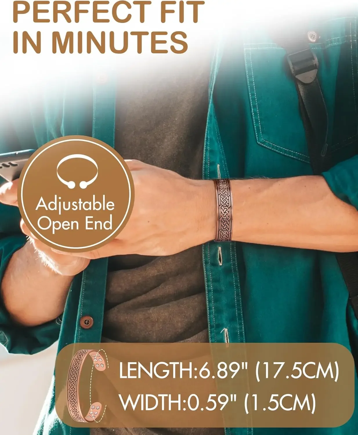 ARADOO Vintage Saf Bakır Manye - Therapy Health And Wellness incelemesi ve fiyatı